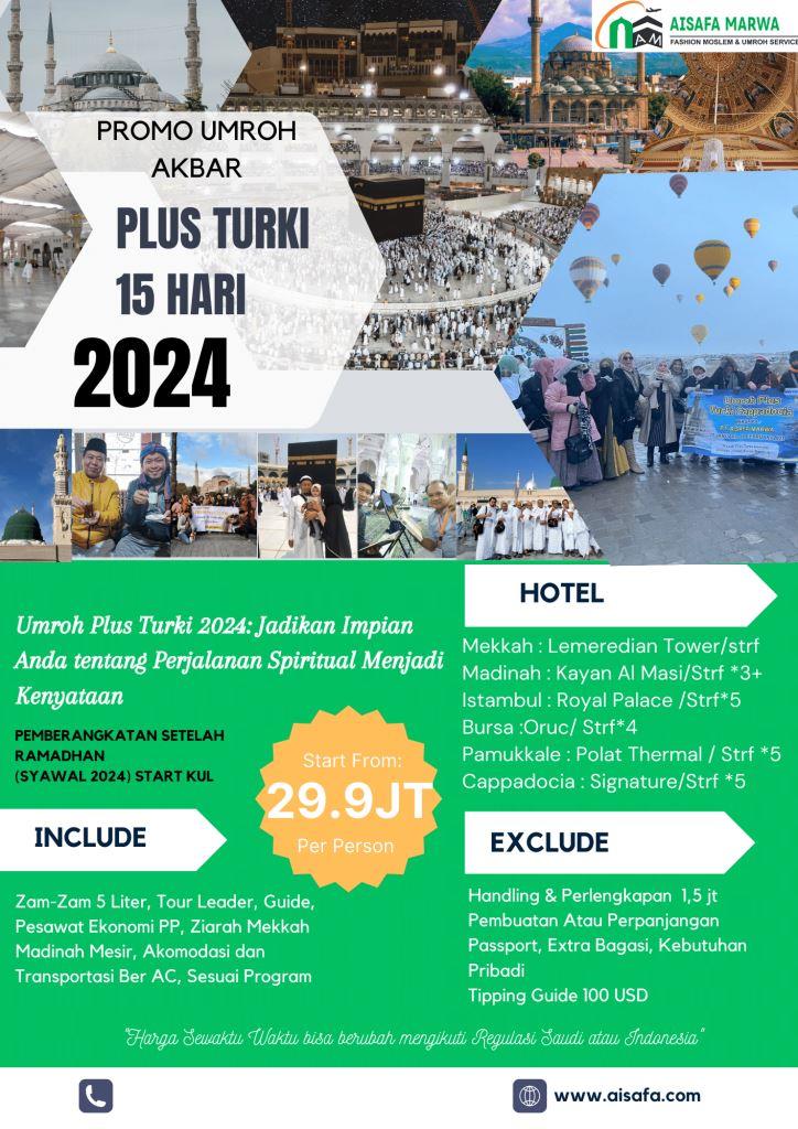 Paket umroh plus turki Cappadocia Promo 2023 2024