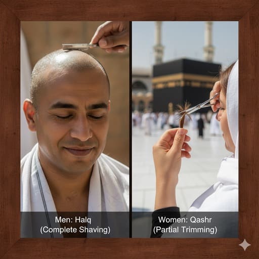 Tahalul di lakukan oleh Jamaah Pria Dan Juga Jamah Perempuan